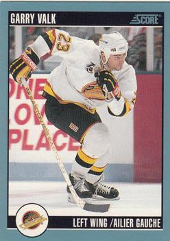 #355 Garry Valk - Vancouver Canucks - 1992-93 Score Canadian Hockey