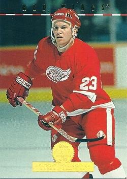 #355 Greg Johnson - Detroit Red Wings - 1994-95 Leaf Hockey