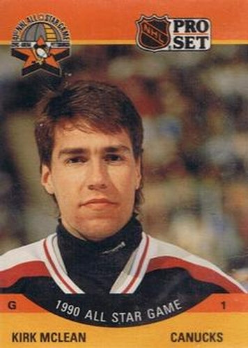 #355 Kirk McLean - Vancouver Canucks - 1990-91 Pro Set Hockey