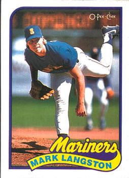 #355 Mark Langston - Seattle Mariners - 1989 O-Pee-Chee Baseball