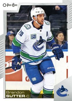 #355 Brandon Sutter - Vancouver Canucks - 2020-21 O-Pee-Chee Hockey
