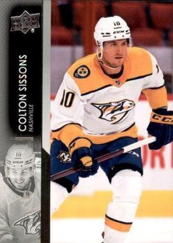 #355 Colton Sissons - Nashville Predators - 2021-22 Upper Deck Hockey