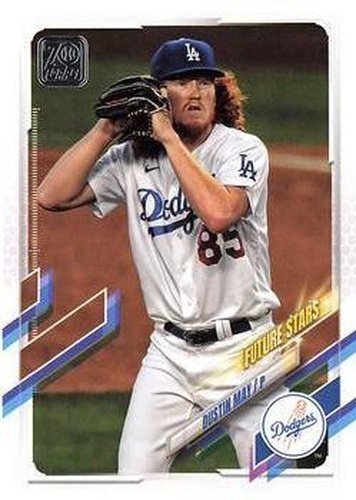 #355 Dustin May - Los Angeles Dodgers - 2021 Topps Baseball