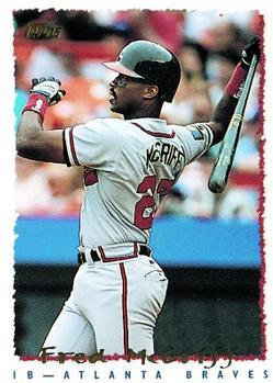 #355 Fred McGriff - Atlanta Braves - 1995 Topps Baseball