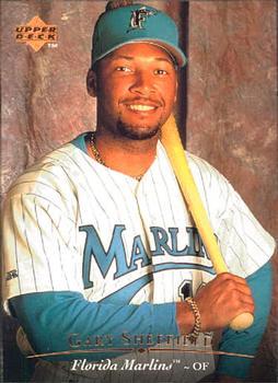 #355 Gary Sheffield - Florida Marlins - 1995 Upper Deck Baseball