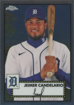 #355 Jeimer Candelario - Detroit Tigers - 2021 Topps Chrome Platinum Anniversary Baseball