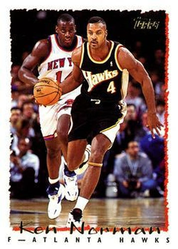 #355 Ken Norman - Atlanta Hawks - 1994-95 Topps Basketball