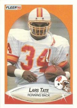 #355 Lars Tate - Tampa Bay Buccaneers - 1990 Fleer Football