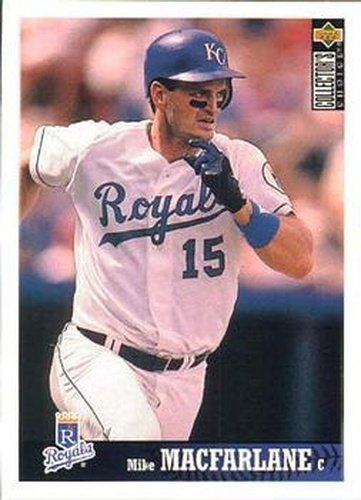 #355 Mike Macfarlane - Kansas City Royals - 1997 Collector's Choice Baseball