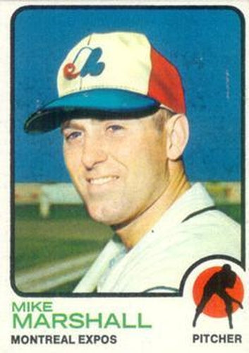 #355 Mike Marshall - Montreal Expos - 1973 Topps Baseball