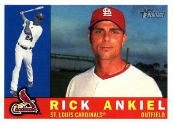 #355 Rick Ankiel - St. Louis Cardinals - 2009 Topps Heritage Baseball