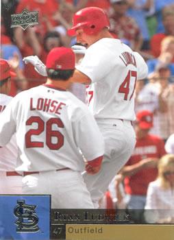 #355 Ryan Ludwick - St. Louis Cardinals - 2009 Upper Deck Baseball