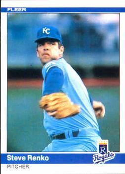 #355 Steve Renko - Kansas City Royals - 1984 Fleer Baseball