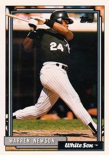 #355 Warren Newson - Chicago White Sox - 1992 Topps Baseball
