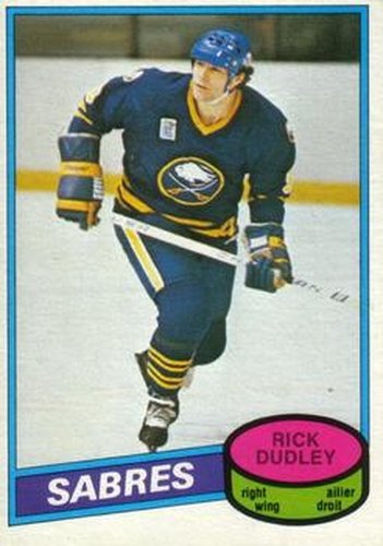 #355 Rick Dudley - Buffalo Sabres - 1980-81 O-Pee-Chee Hockey