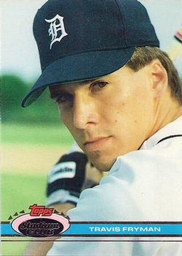 #355 Travis Fryman - Detroit Tigers - 1991 Stadium Club Baseball