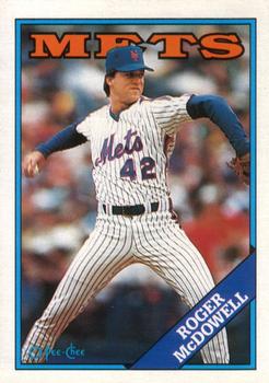 #355 Roger McDowell - New York Mets - 1988 O-Pee-Chee Baseball