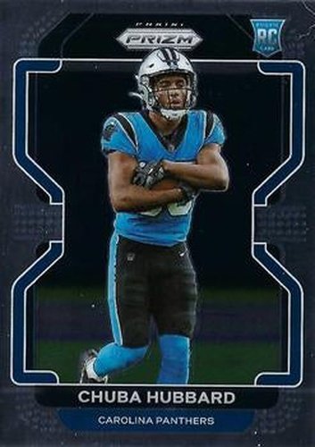 #355 Chuba Hubbard - Carolina Panthers - 2021 Panini Prizm Football