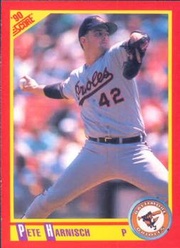#355 Pete Harnisch - Baltimore Orioles - 1990 Score Baseball