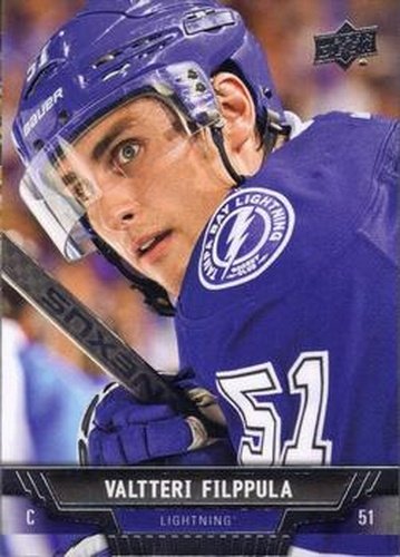 #355 Valtteri Filppula - Tampa Bay Lightning - 2013-14 Upper Deck Hockey
