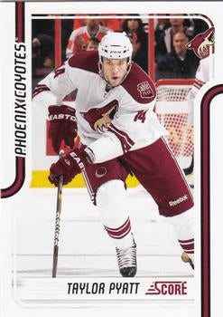#355 Taylor Pyatt - Phoenix Coyotes - 2011-12 Score Hockey