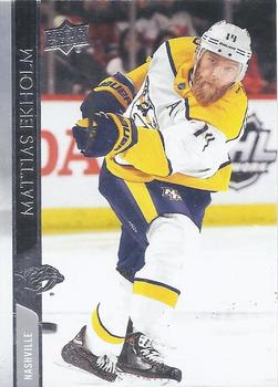 #355 Mattias Ekholm - Nashville Predators - 2020-21 Upper Deck Hockey