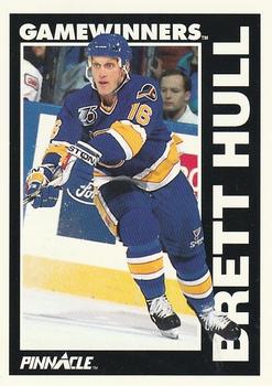 #356 Brett Hull - St. Louis Blues - 1991-92 Pinnacle Hockey