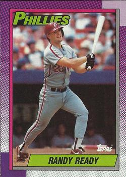 #356 Randy Ready - Philadelphia Phillies - 1990 Topps Baseball