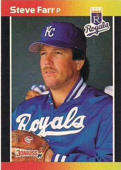 #356 Steve Farr - Kansas City Royals - 1989 Donruss Baseball