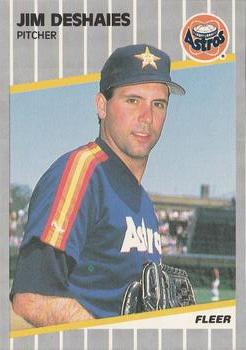 #356 Jim Deshaies - Houston Astros - 1989 Fleer Baseball