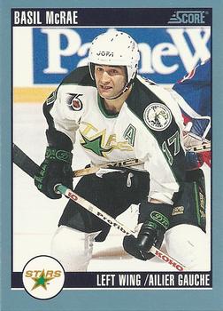 #356 Basil McRae - Minnesota North Stars - 1992-93 Score Canadian Hockey