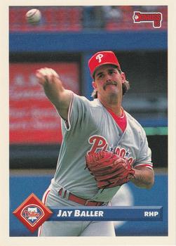 #356 Jay Baller - Philadelphia Phillies - 1993 Donruss Baseball