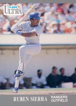 #356 Ruben Sierra - Texas Rangers - 1991 Ultra Baseball