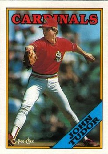 #356 John Tudor - St. Louis Cardinals - 1988 O-Pee-Chee Baseball