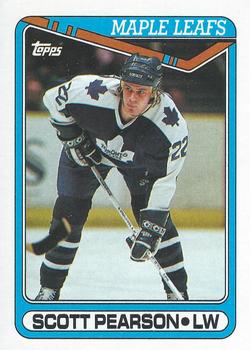 #356 Scott Pearson - Toronto Maple Leafs - 1990-91 Topps Hockey