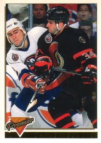 #356 Darren Rumble - Ottawa Senators - 1993-94 O-Pee-Chee Premier Hockey - Gold
