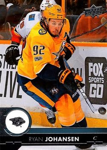 #356 Ryan Johansen - Nashville Predators - 2017-18 Upper Deck Hockey