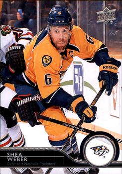 #356 Shea Weber - Nashville Predators - 2014-15 Upper Deck Hockey