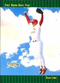 #356 Sean Lowe - St. Louis Cardinals - 1993 Select Baseball