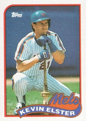 #356 Kevin Elster - New York Mets - 1989 Topps Baseball