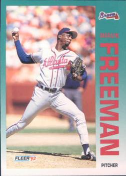 #356 Marvin Freeman - Atlanta Braves - 1992 Fleer Baseball