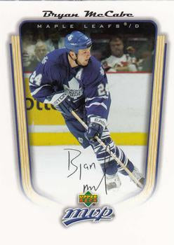 #356 Bryan McCabe - Toronto Maple Leafs - 2005-06 Upper Deck MVP Hockey