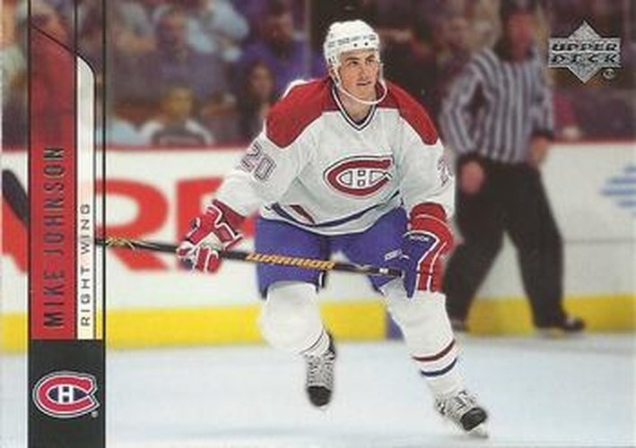 #356 Mike Johnson - Montreal Canadiens - 2006-07 Upper Deck Hockey