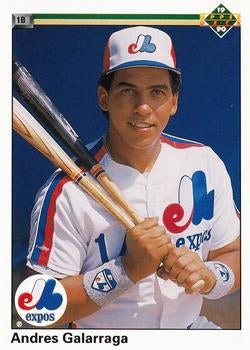 #356 Andres Galarraga - Montreal Expos - 1990 Upper Deck Baseball