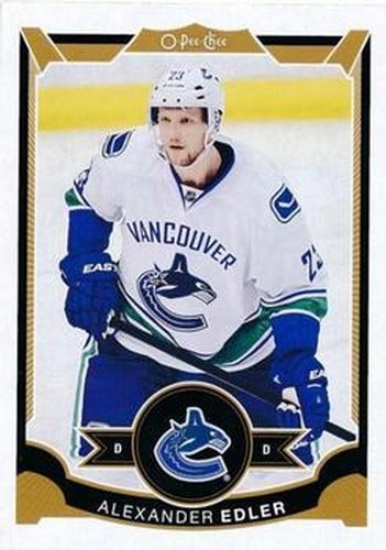 #356 Alexander Edler - Vancouver Canucks - 2015-16 O-Pee-Chee Hockey