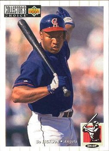 #356 Bo Jackson - California Angels - 1994 Collector's Choice Baseball