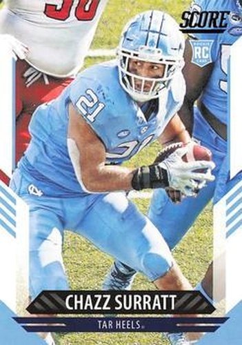 #356 Chazz Surratt - North Carolina Tar Heels - 2021 Score Football