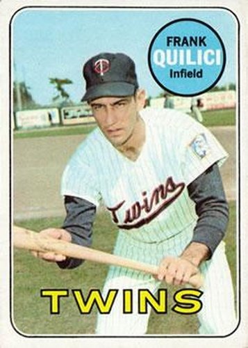 #356 Frank Quilici - Minnesota Twins - 1969 Topps Baseball
