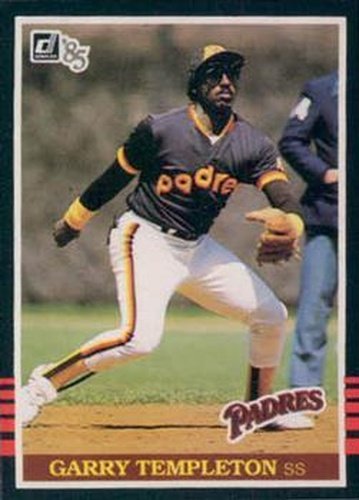 #356 Garry Templeton - San Diego Padres - 1985 Donruss Baseball