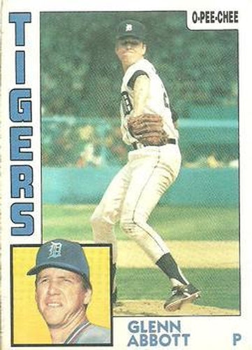 #356 Glenn Abbott - Detroit Tigers - 1984 O-Pee-Chee Baseball